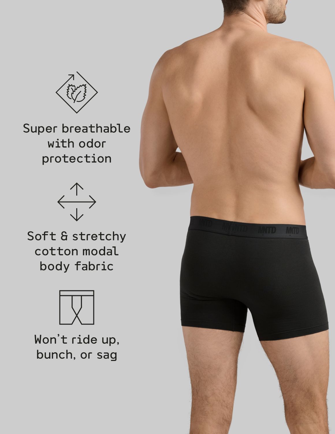 Best Damn Cotton Modal Boxer Brief 5"