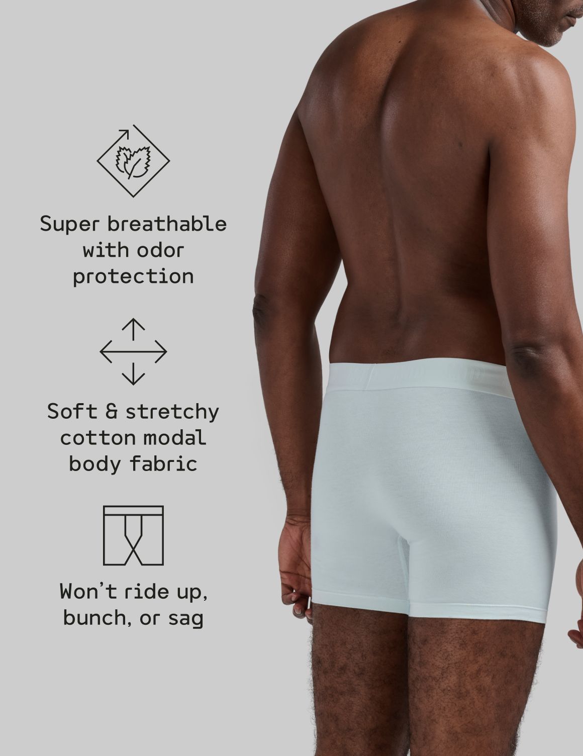 Best Damn Cotton Modal Boxer Brief 5"