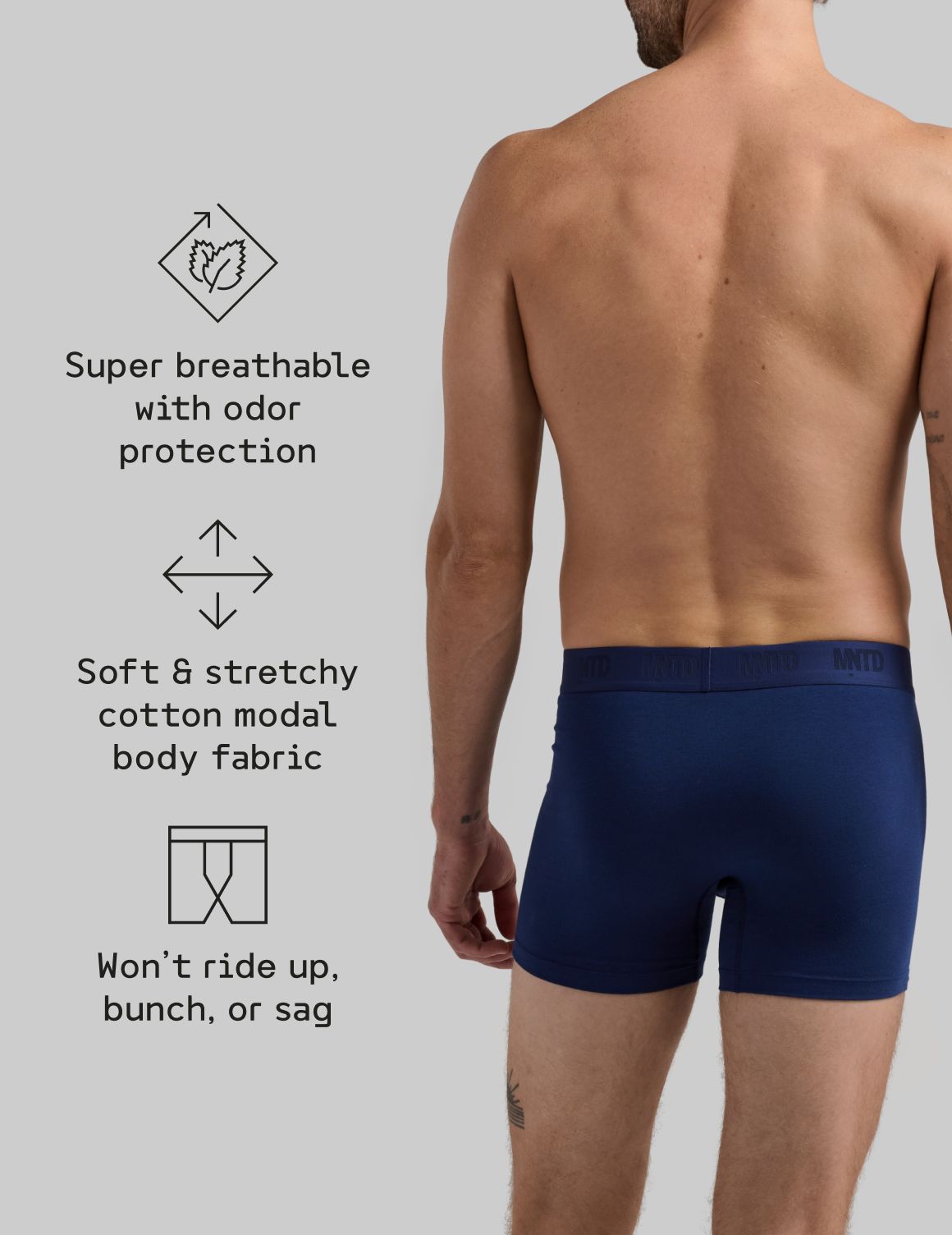 Best Damn Cotton Modal Boxer Brief 5"