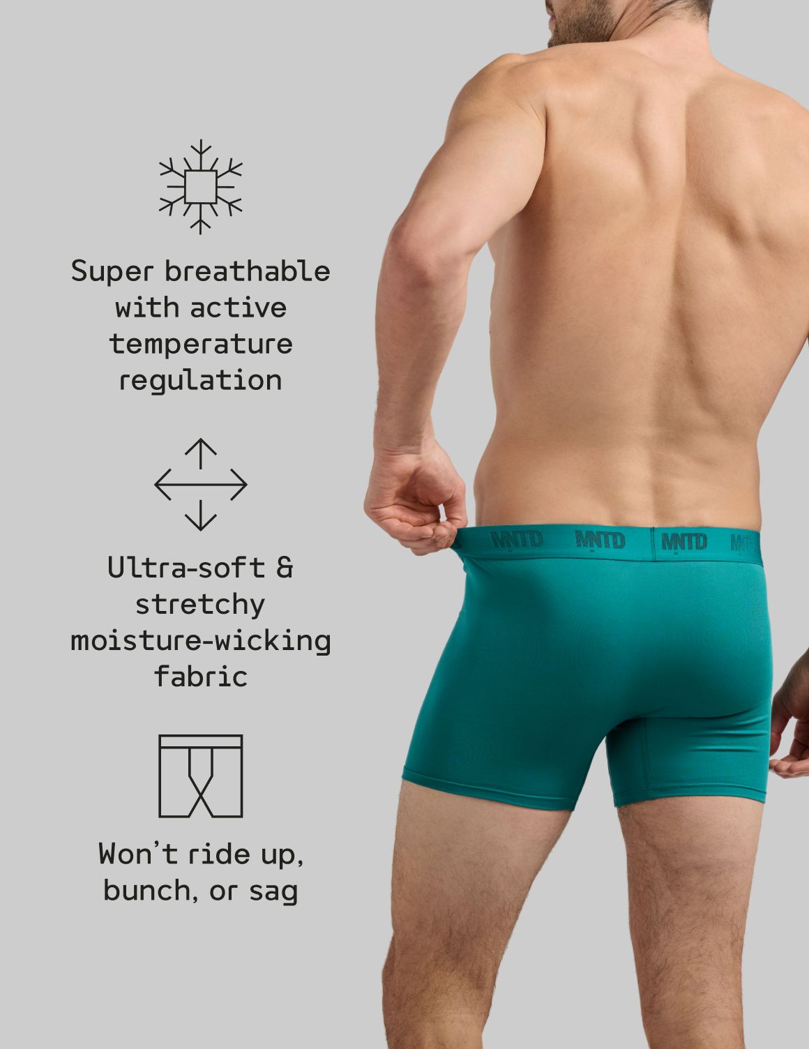 Active Boxer Brief 5"