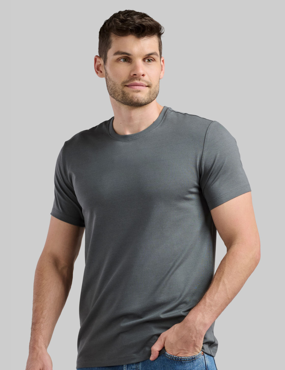 model: Height 6’2.5”, wearing size M