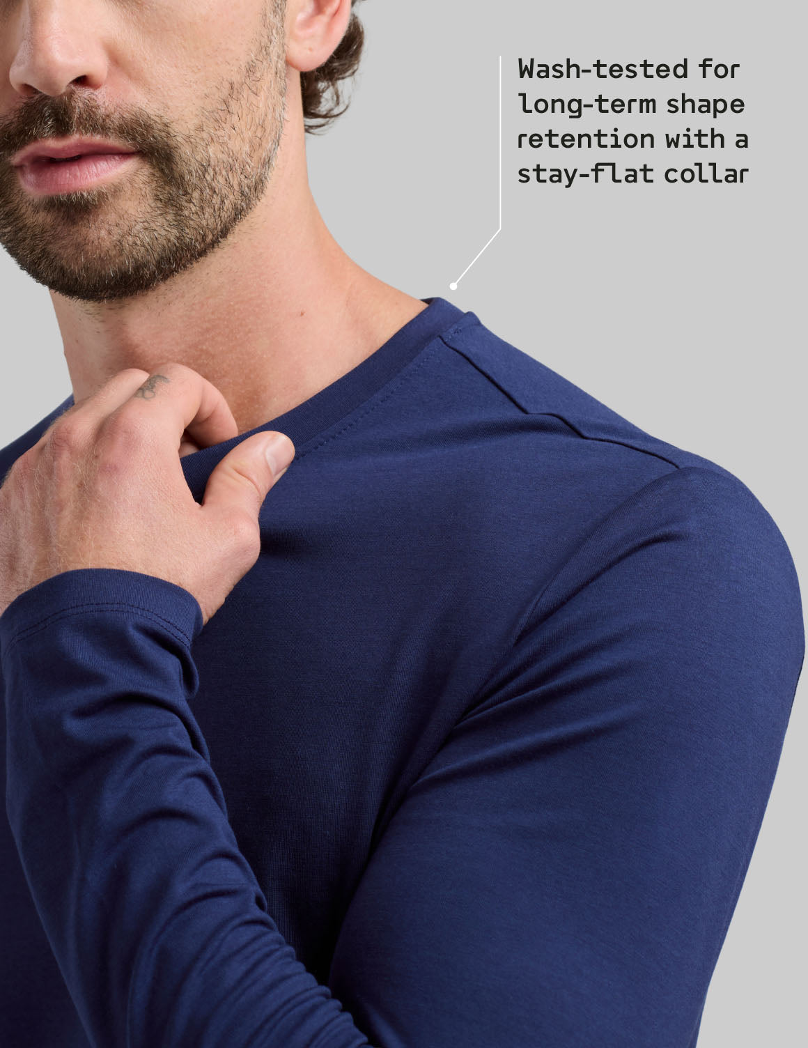 model: Height 6'0.5", wearing size S