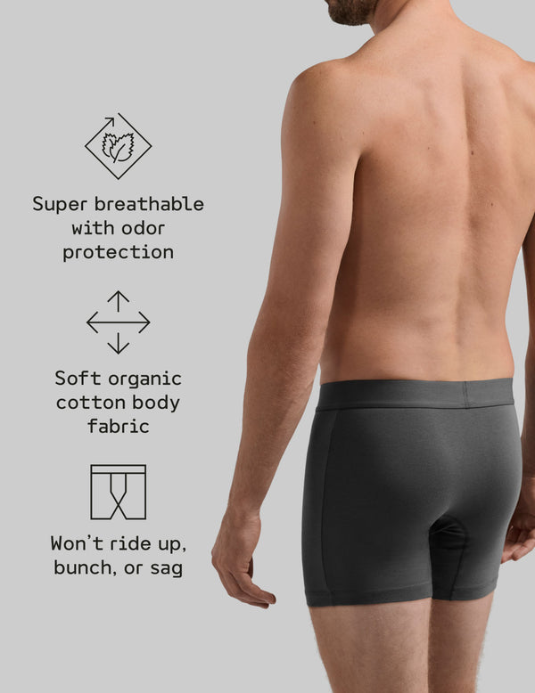 MNTD X Knix EverDry Cotton Boxer Brief 5"